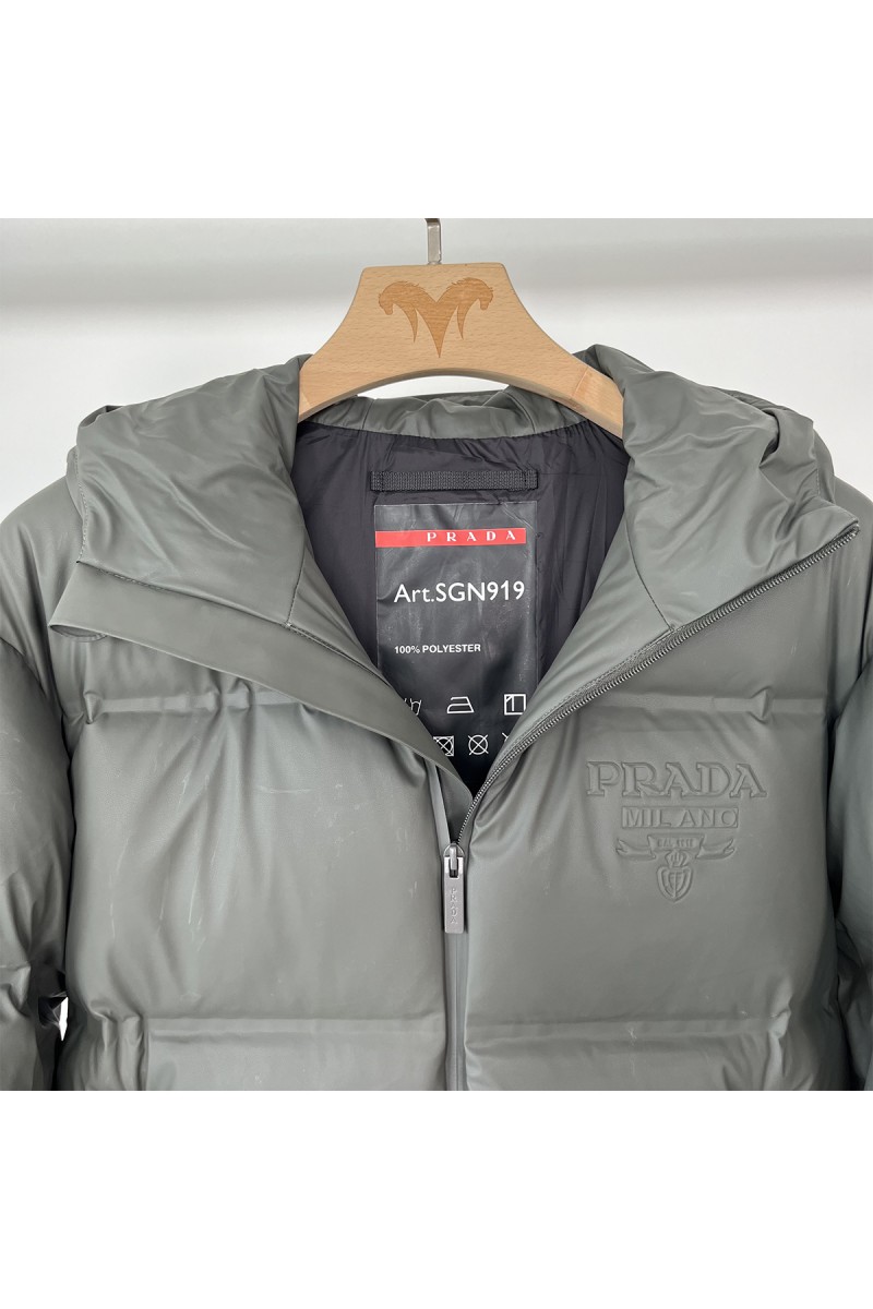 Prada, Men's Jacket, Grey