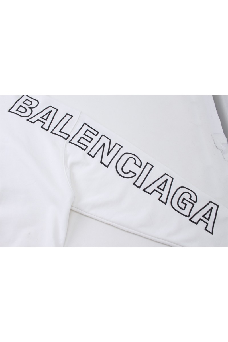 Balenciaga, Men's Hoodie, White