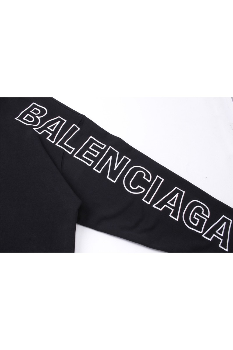 Balenciaga, Men's Hoodie, Black