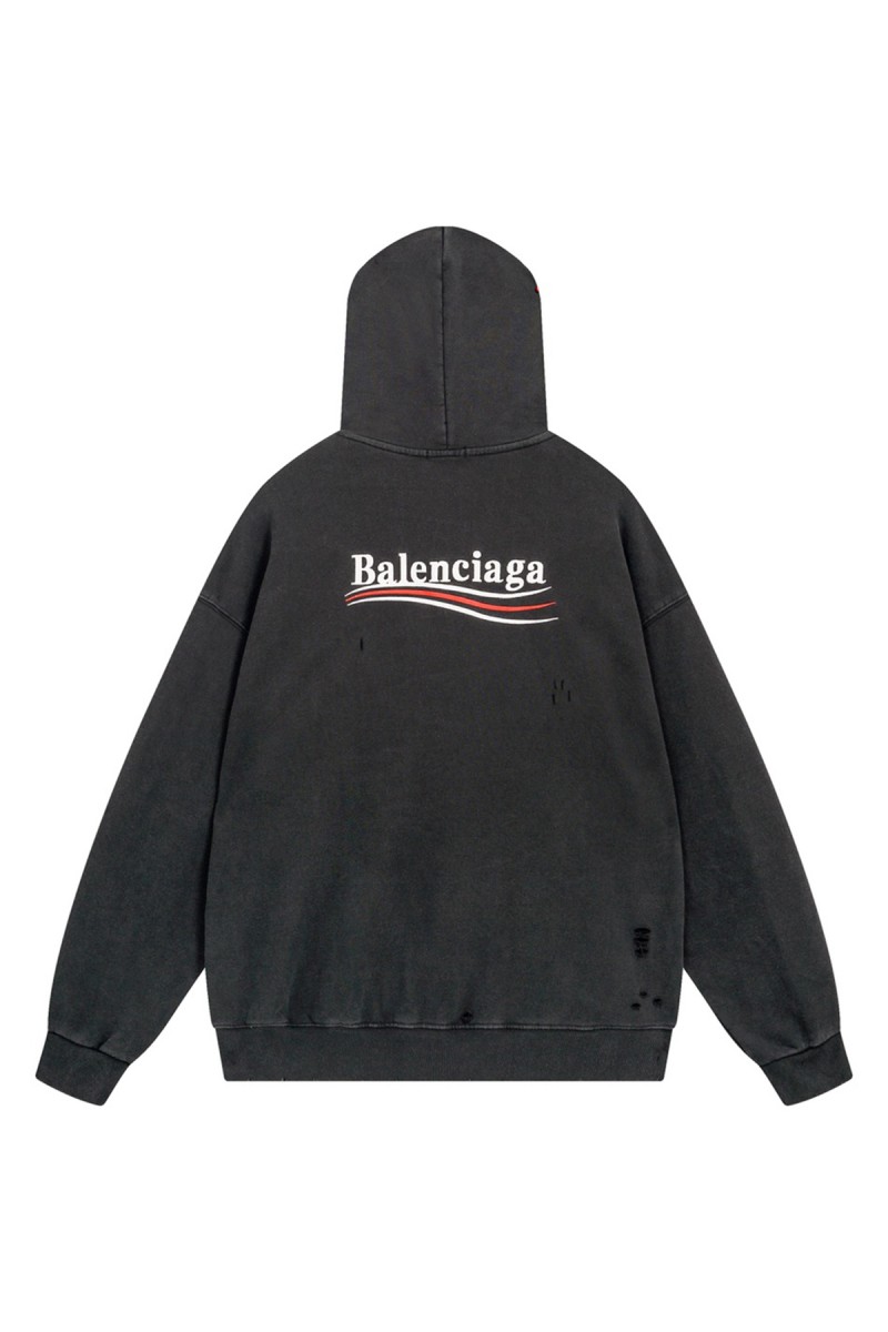 Balenciaga, Men's Hoodie, Black