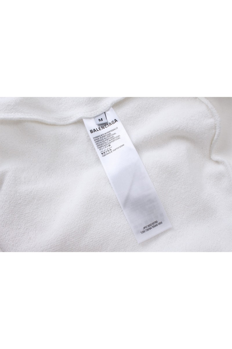 Balenciaga, Men's Hoodie, White