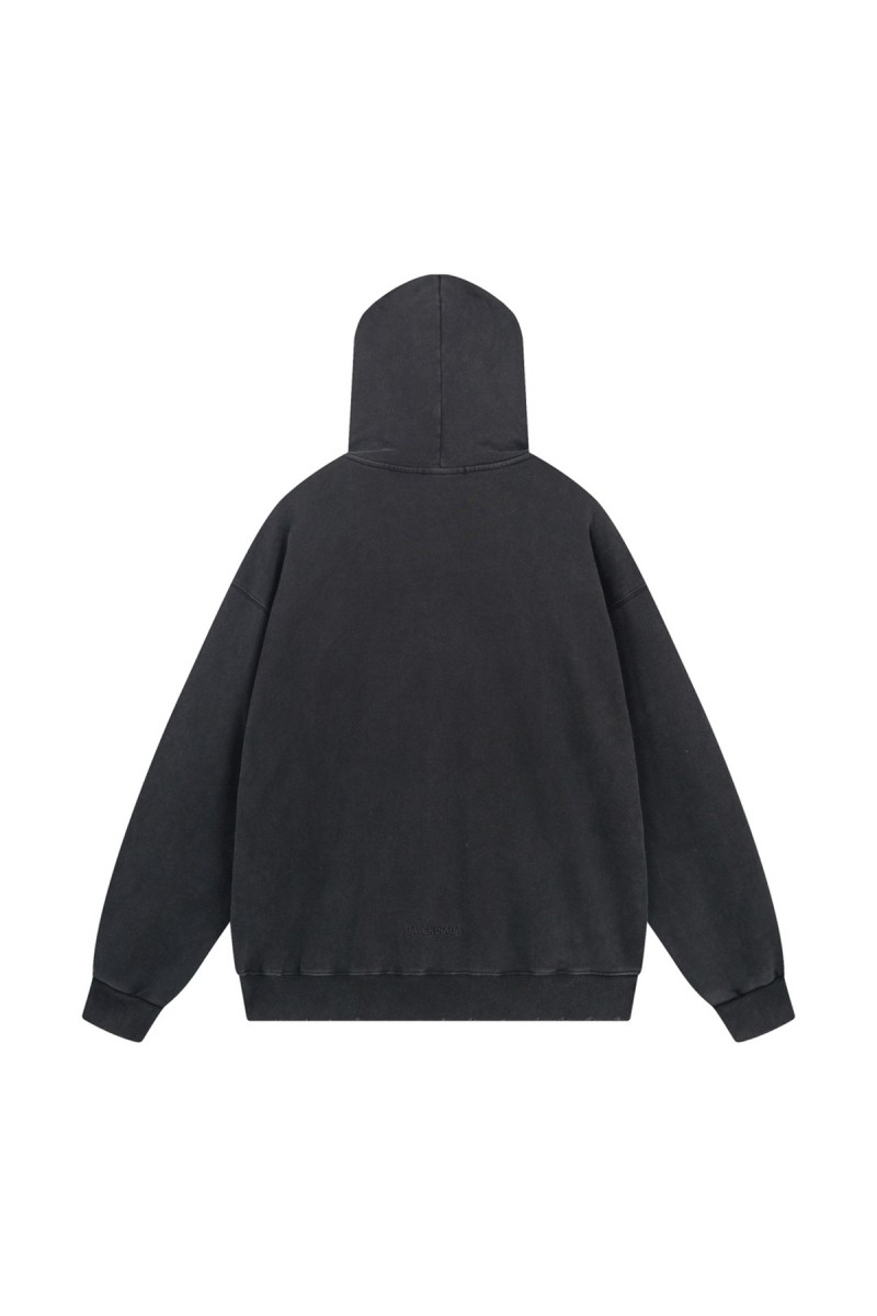 Balenciaga, Men's Hoodie, Black