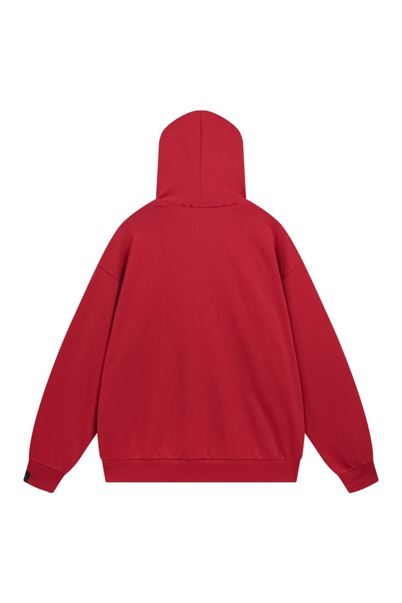 Balenciaga, Men's Hoodie, Red