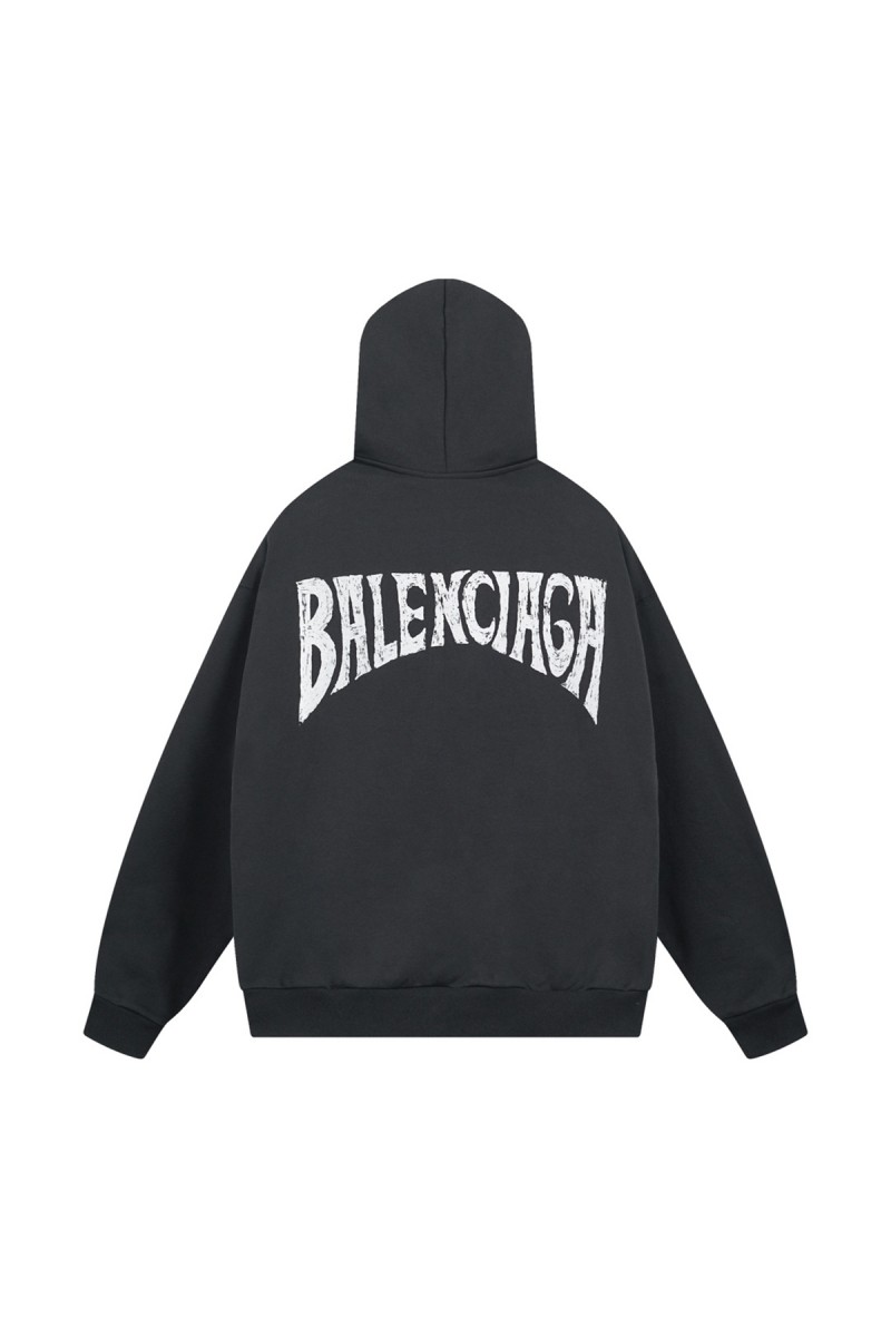 Balenciaga, Men's Hoodie, Black