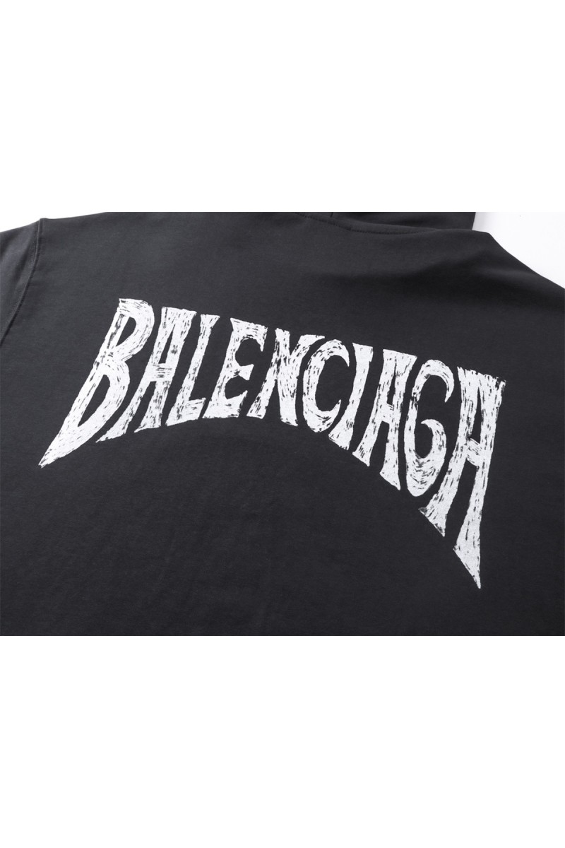 Balenciaga, Men's Hoodie, Black