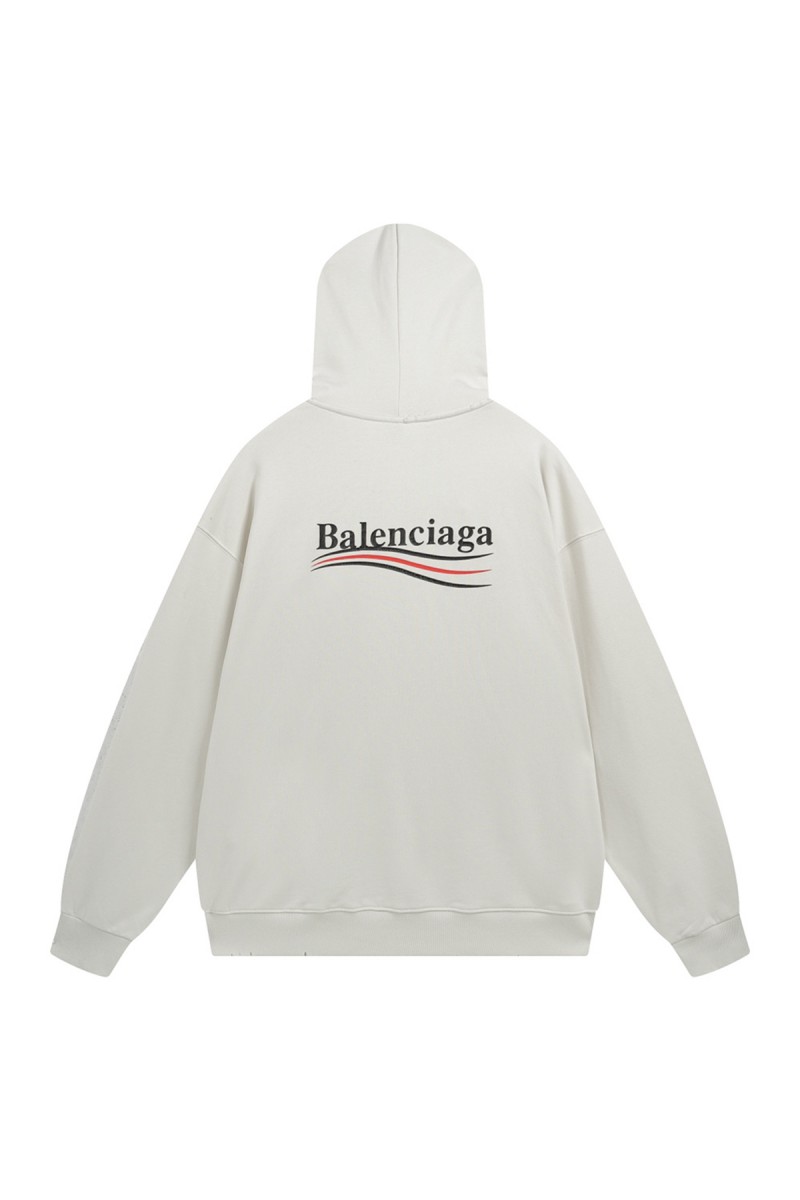 Balenciaga, Men's Hoodie, Creme