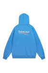 Balenciaga, Men's Hoodie, Blue