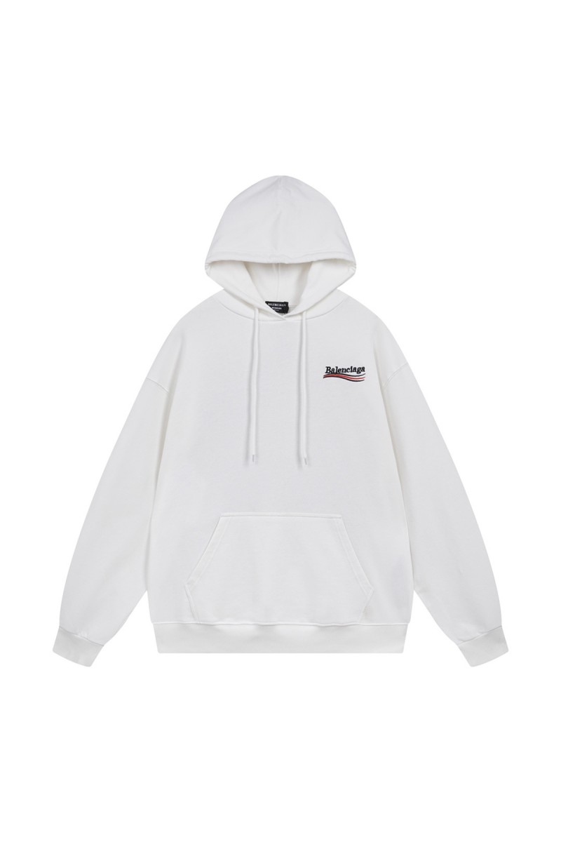 Balenciaga, Men's Hoodie, White