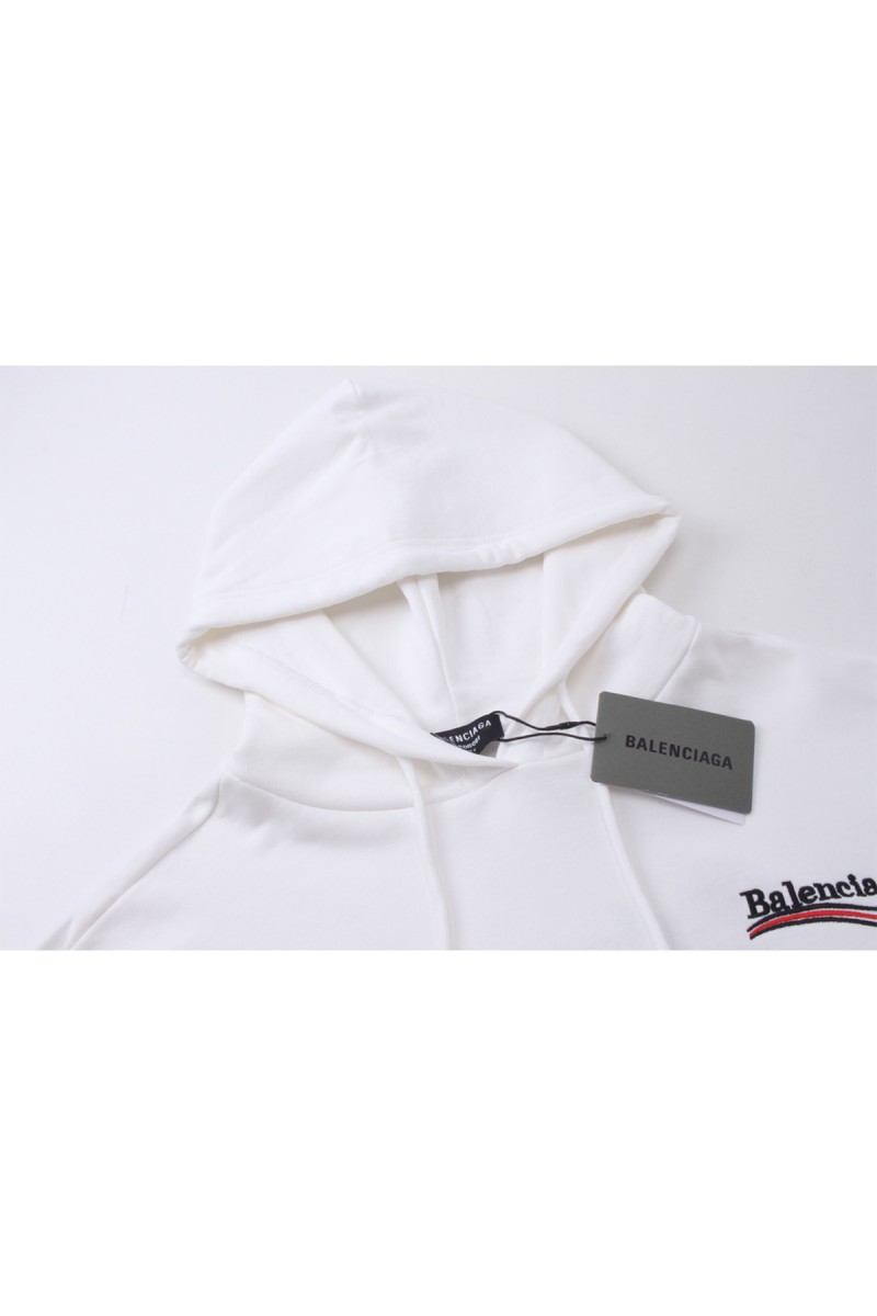 Balenciaga, Men's Hoodie, White