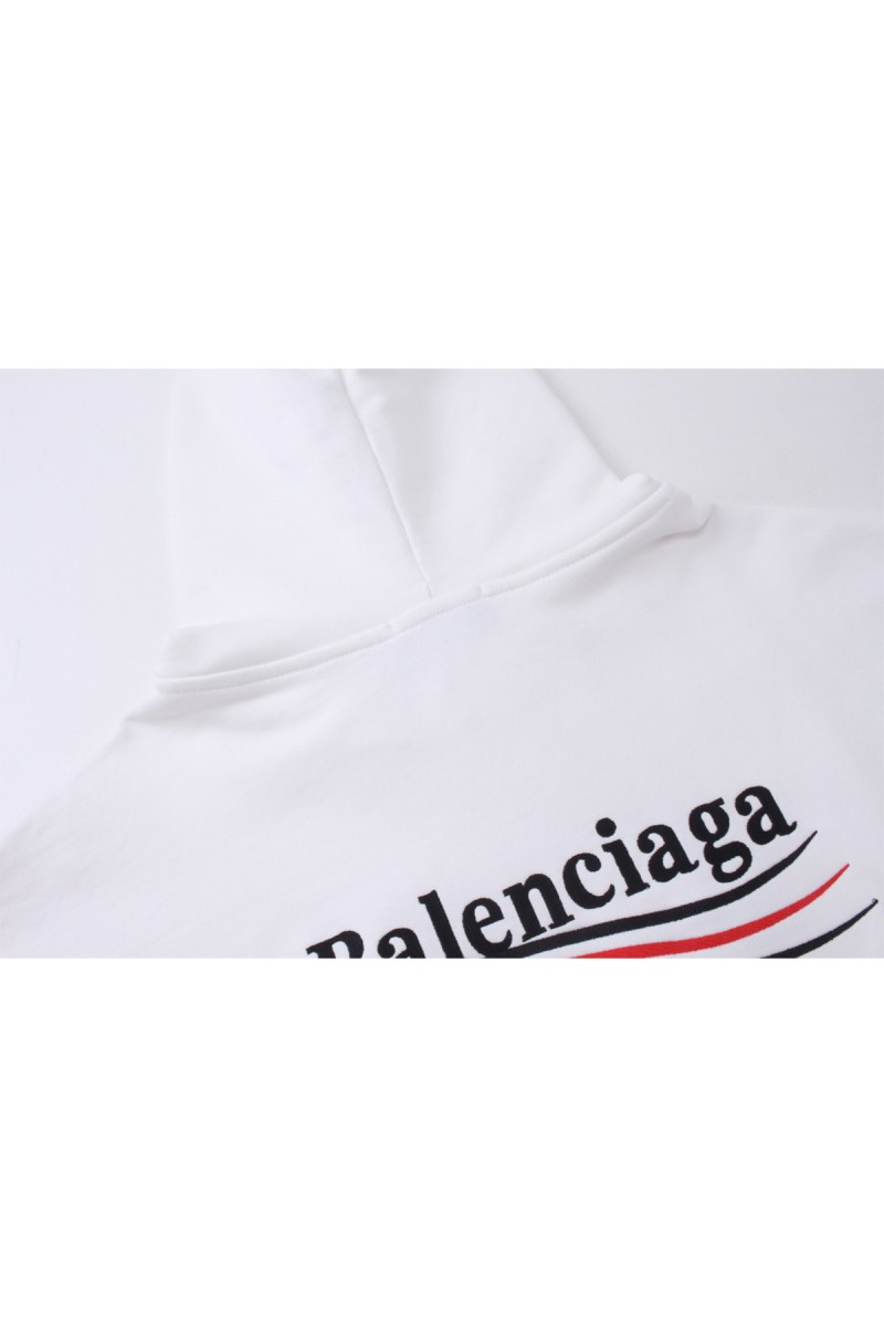 Balenciaga, Men's Hoodie, White