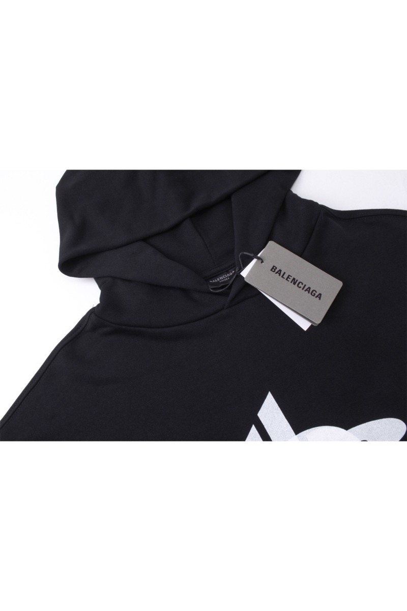 Balenciaga, Men's Hoodie, Black