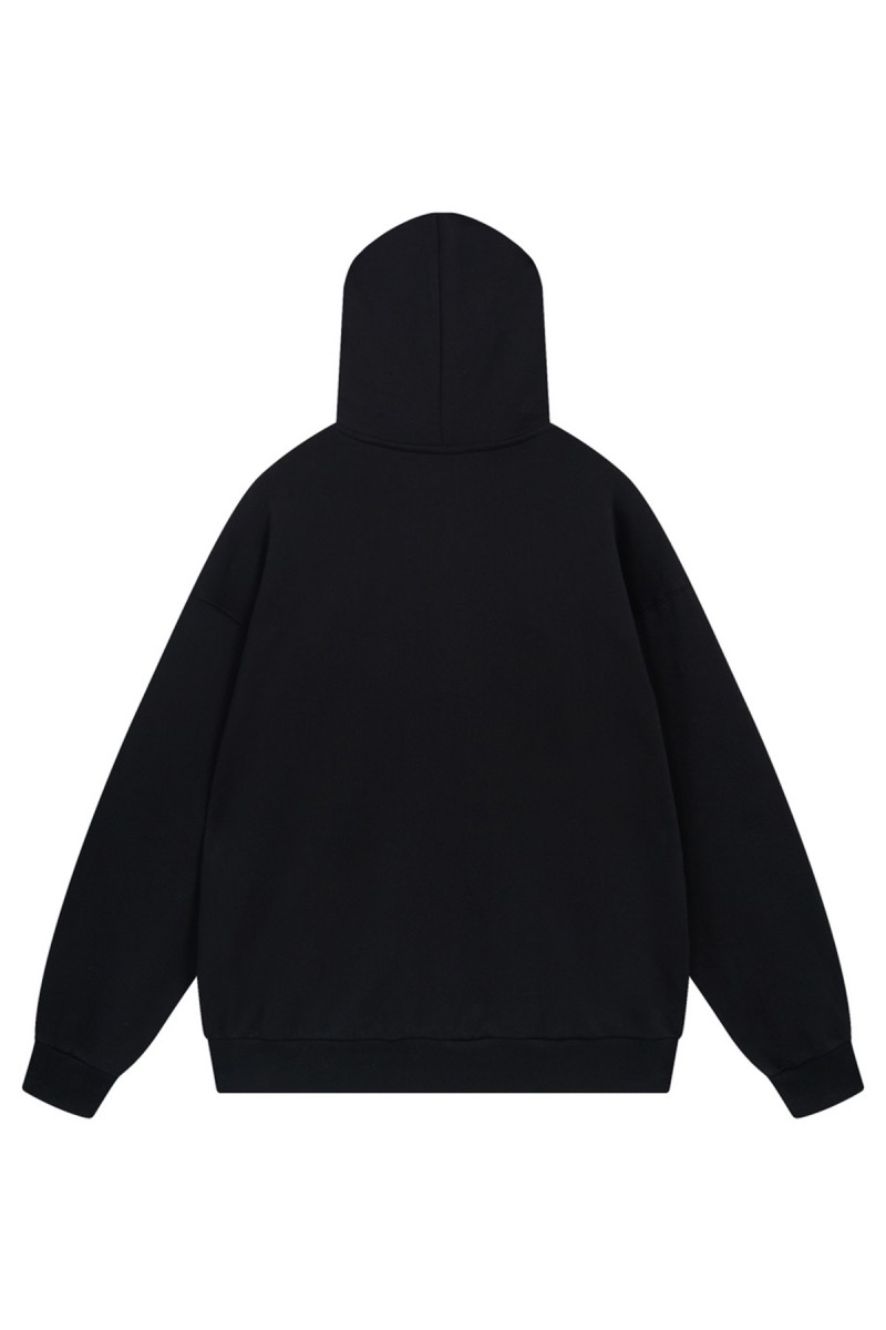 Balenciaga, Men's Hoodie, Black