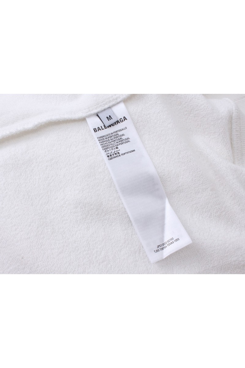 Balenciaga, Men's Hoodie, White