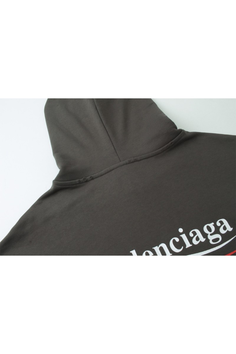 Balenciaga, Men's Hoodie, Grey