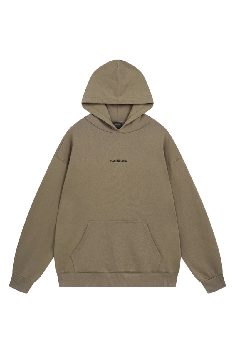 Balenciaga, Men's Hoodie, Khaki