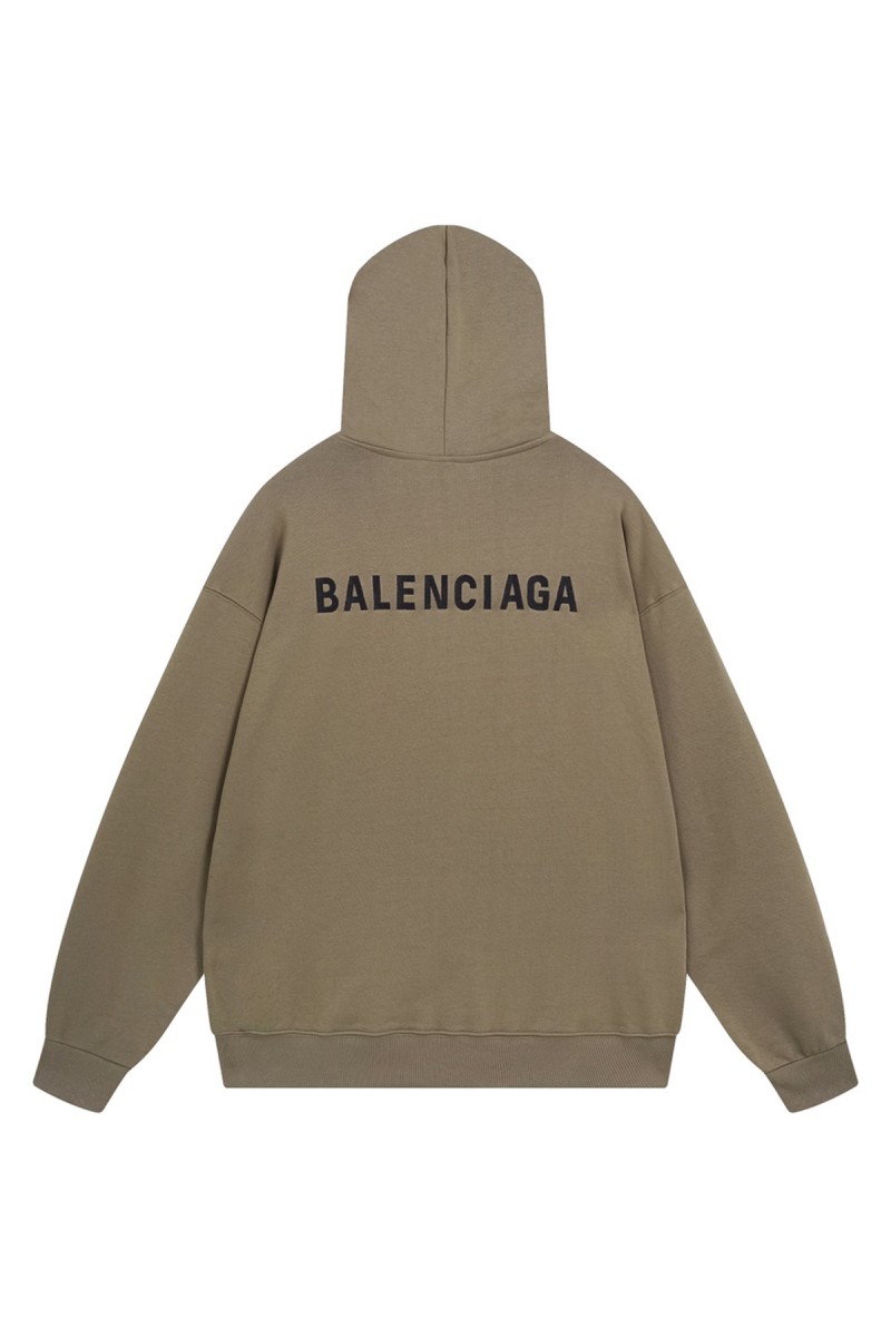 Balenciaga, Men's Hoodie, Khaki