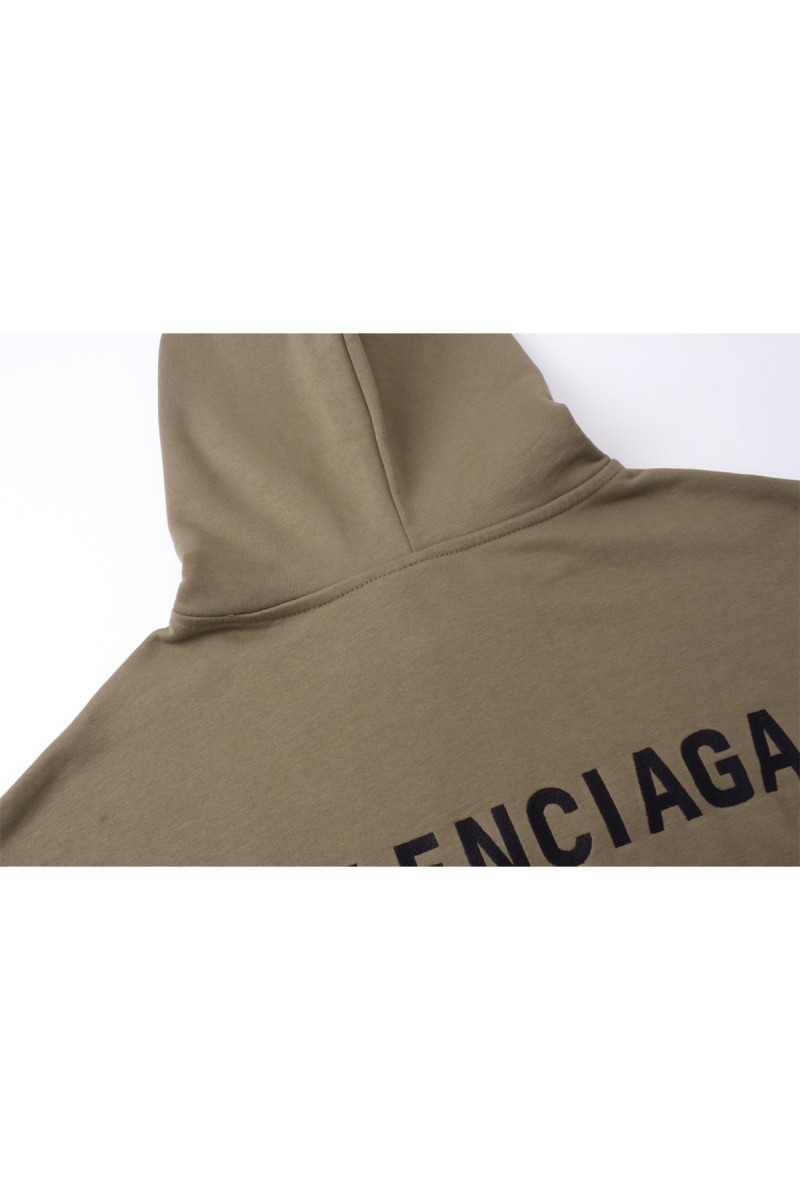 Balenciaga, Men's Hoodie, Khaki