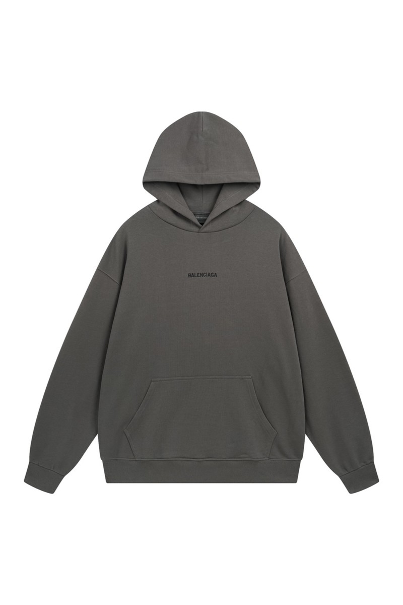 Balenciaga, Men's Hoodie, Grey