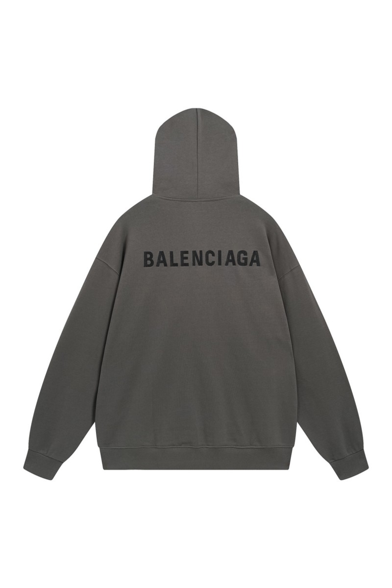 Balenciaga, Men's Hoodie, Grey