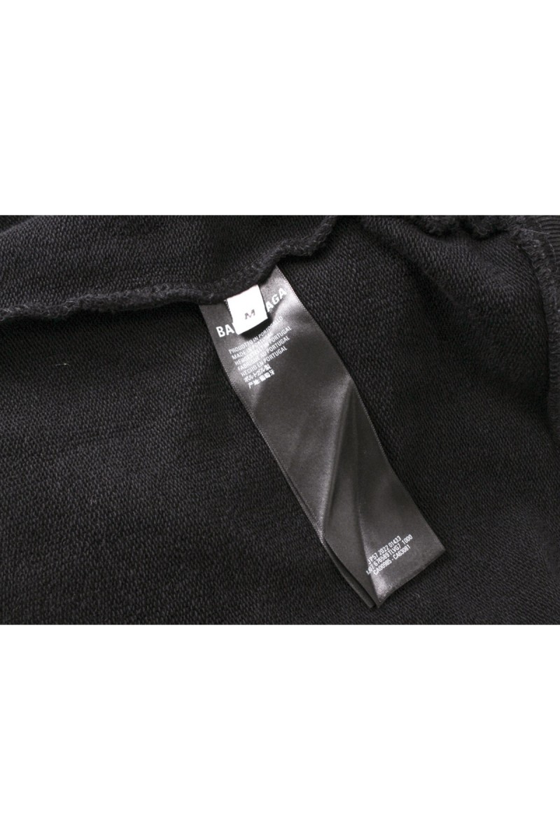 Balenciaga, Men's Hoodie, Black