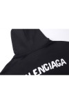 Balenciaga, Men's Hoodie, Black