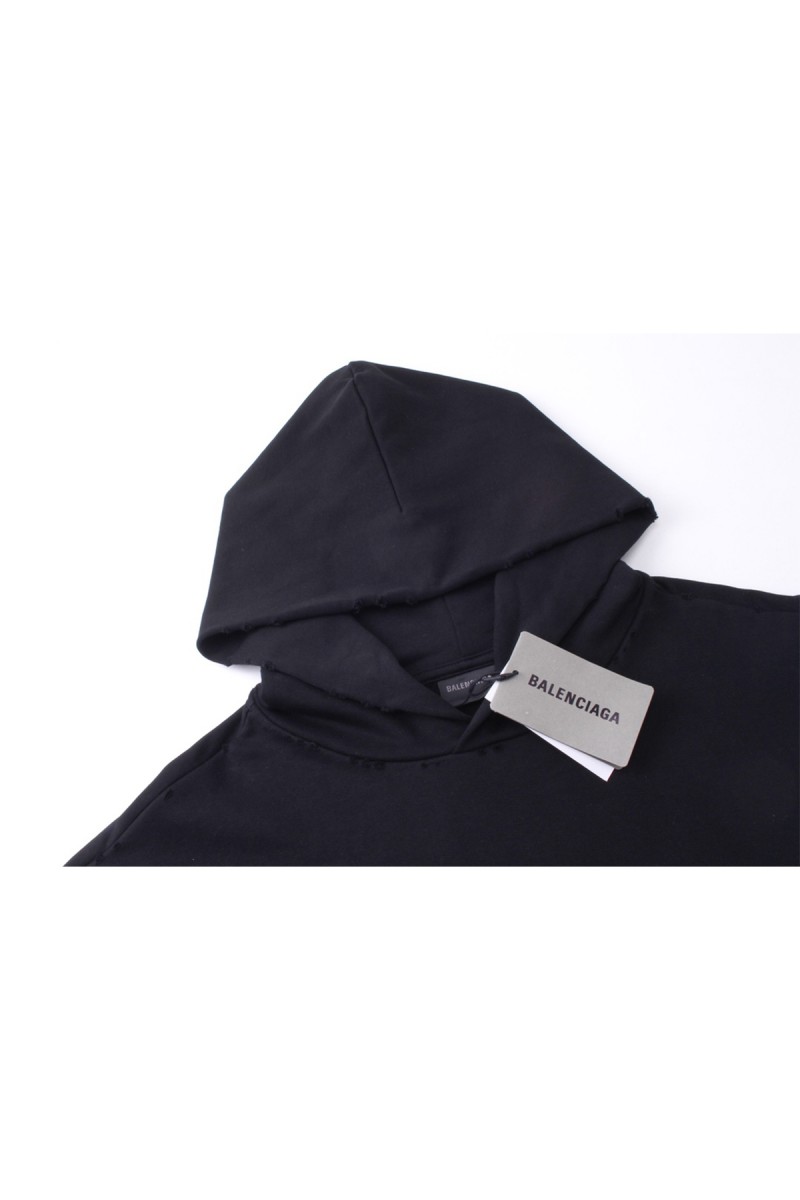 Balenciaga, Men's Hoodie, Black