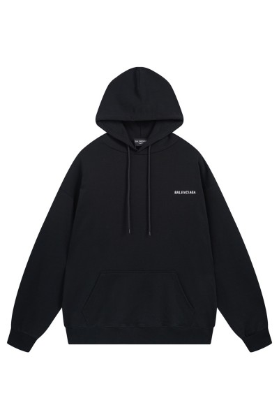 Balenciaga, Men's Hoodie, Black