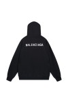 Balenciaga, Men's Hoodie, Black