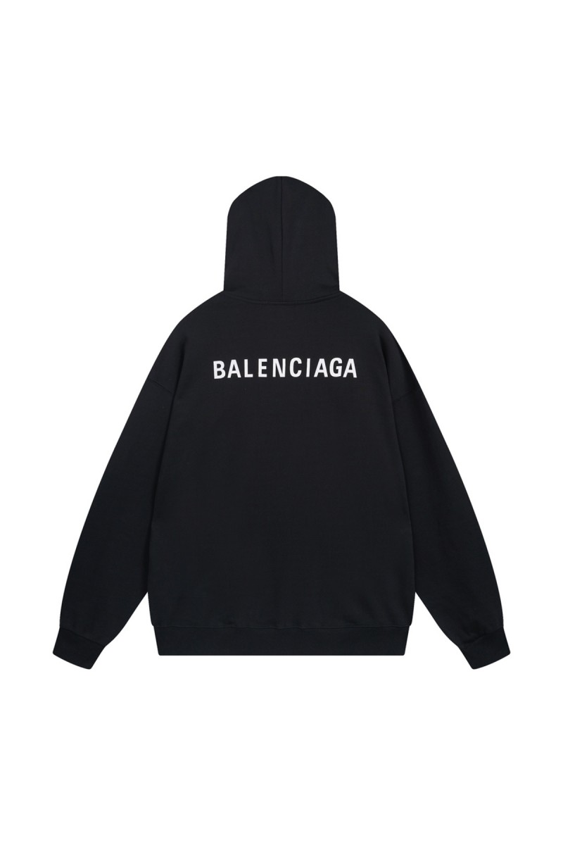 Balenciaga, Men's Hoodie, Black