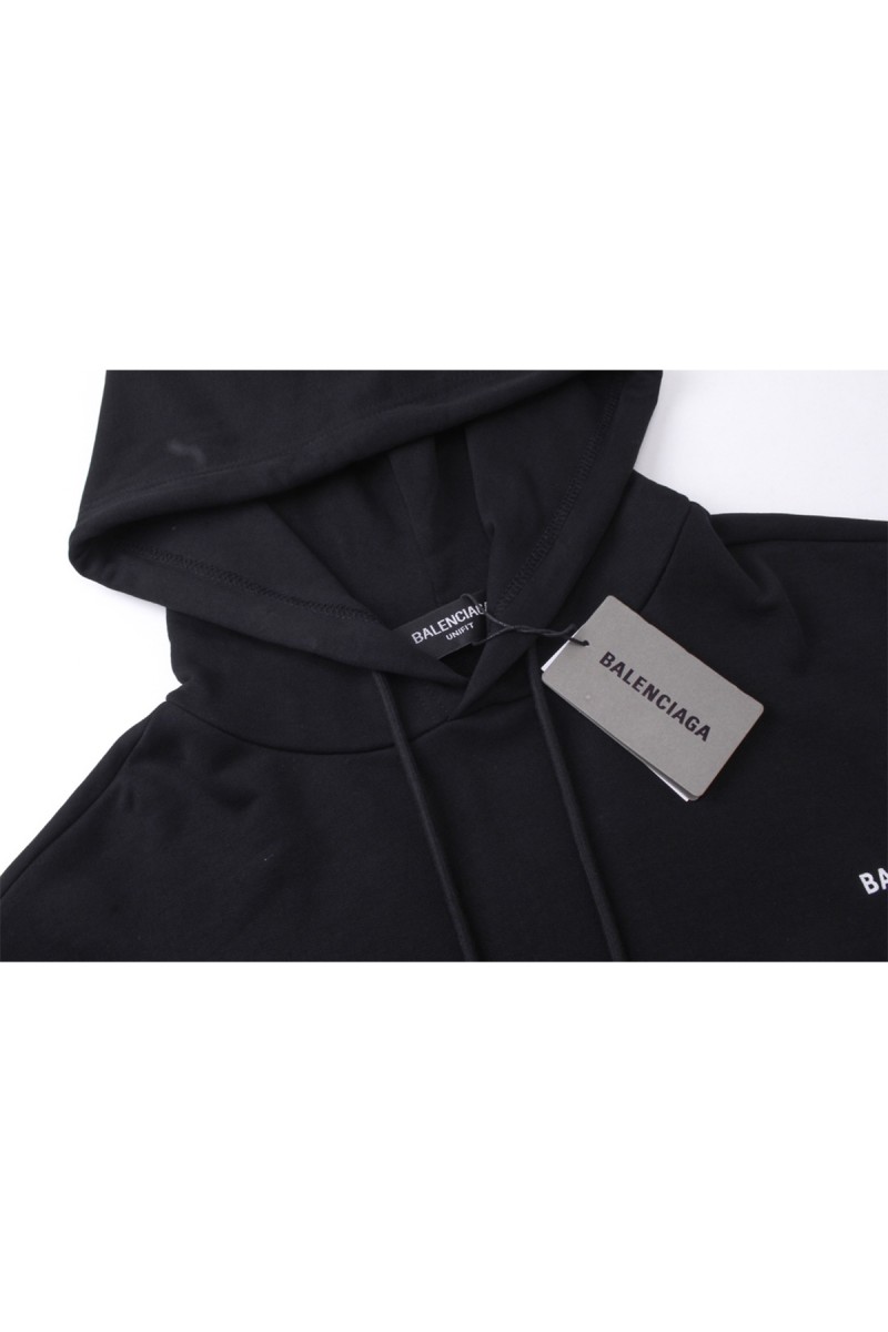 Balenciaga, Men's Hoodie, Black