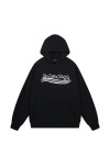 Balenciaga, Men's Hoodie, Black