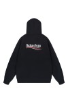 Balenciaga, Men's Hoodie, Black