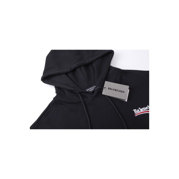 Balenciaga, Men's Hoodie, Black
