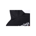 Balenciaga, Men's Hoodie, Black