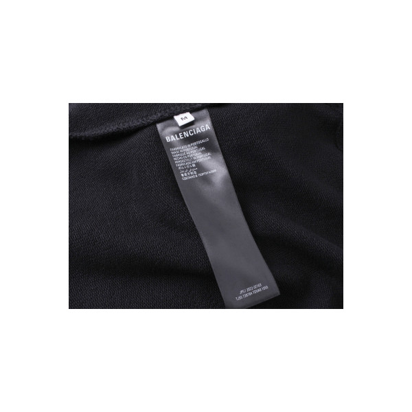 Balenciaga, Men's Hoodie, Black