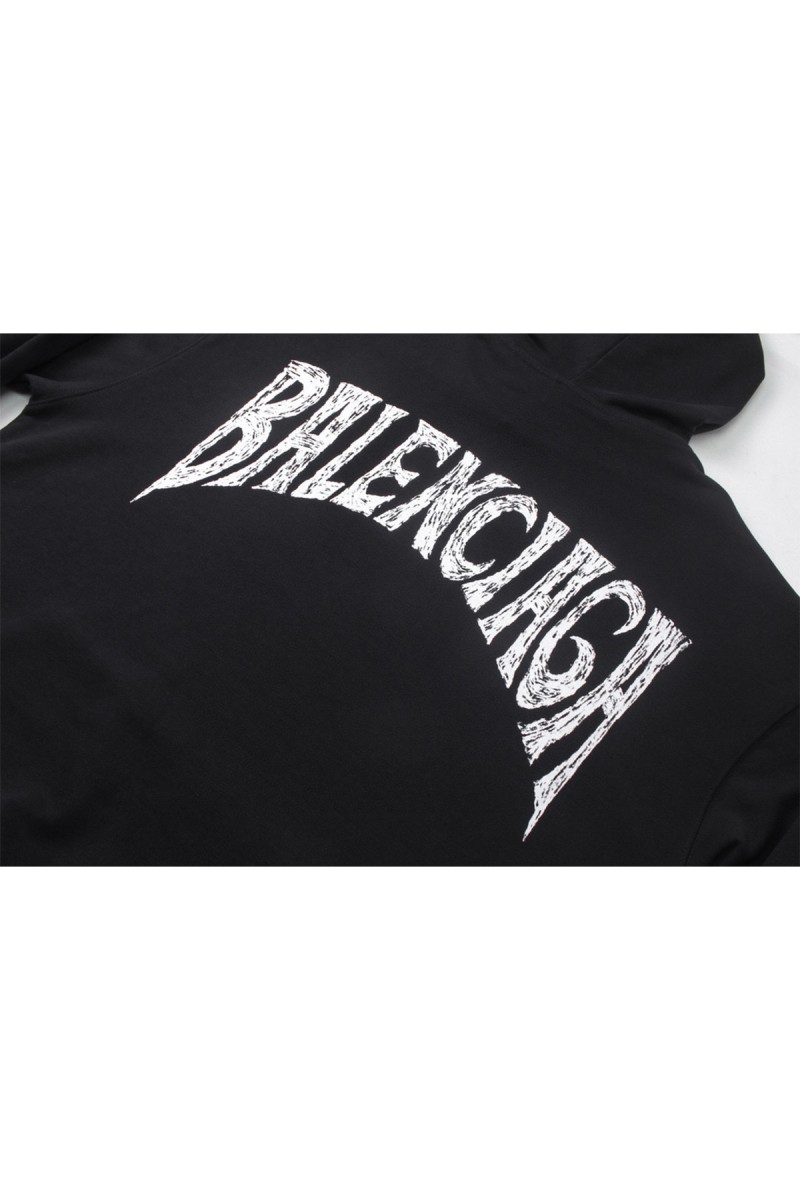 Balenciaga, Men's Hoodie, Black