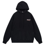 Balenciaga, Men's Hoodie, Black