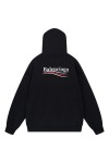 Balenciaga, Men's Hoodie, Black