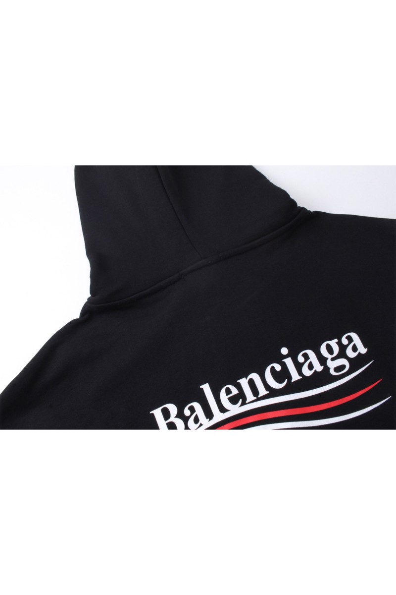 Balenciaga, Men's Hoodie, Black