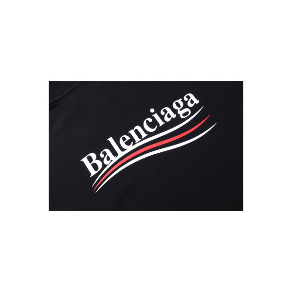 Balenciaga, Men's Hoodie, Black