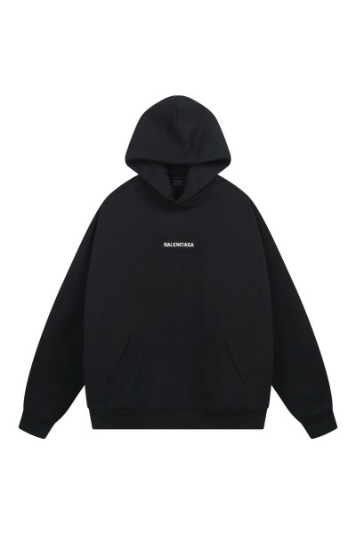 Balenciaga, Men's Hoodie, Black