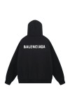 Balenciaga, Men's Hoodie, Black