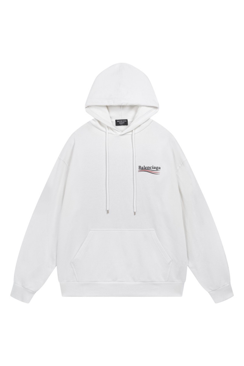 Balenciaga, Men's Hoodie, White