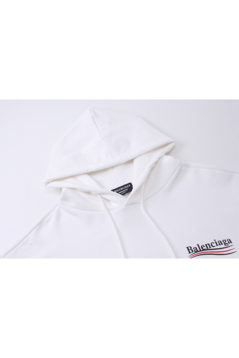 Balenciaga, Men's Hoodie, White