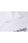 Balenciaga, Men's Hoodie, White