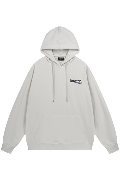 Balenciaga, Men's Hoodie, Grey