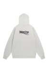 Balenciaga, Men's Hoodie, Grey