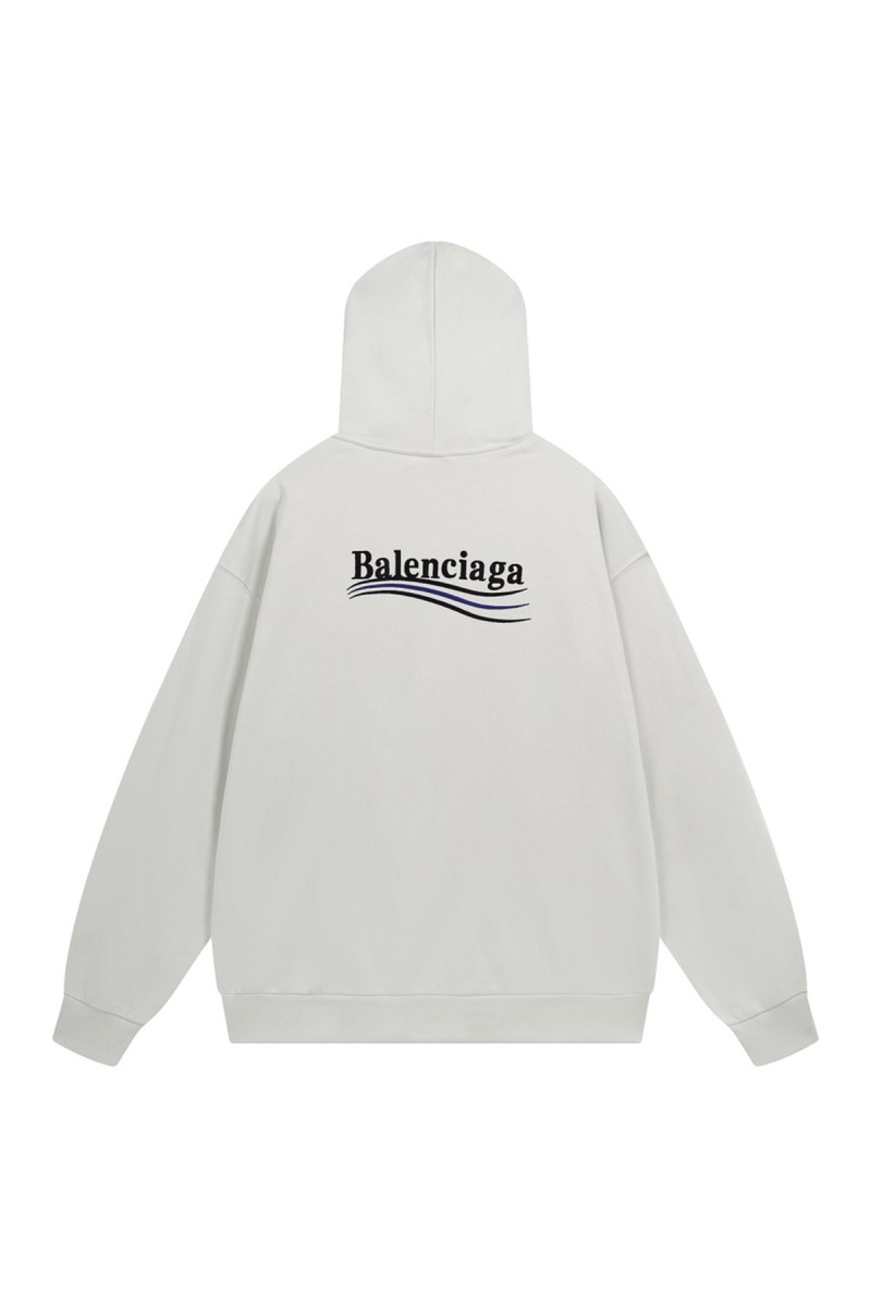 Balenciaga, Men's Hoodie, Grey