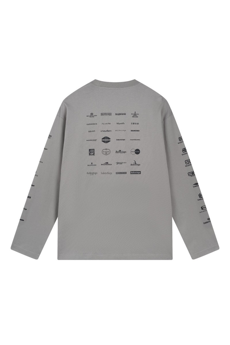 Balenciaga, Men's Pullover, Grey