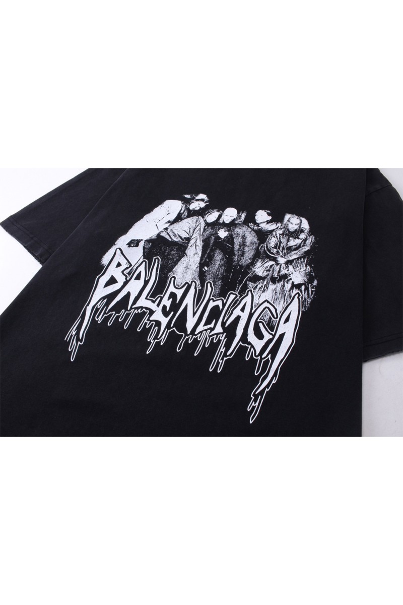 Balenciaga, Men's T-Shirt, Black